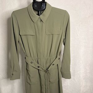 Simply Vera Vera Wang Short Utility Shirt Dress